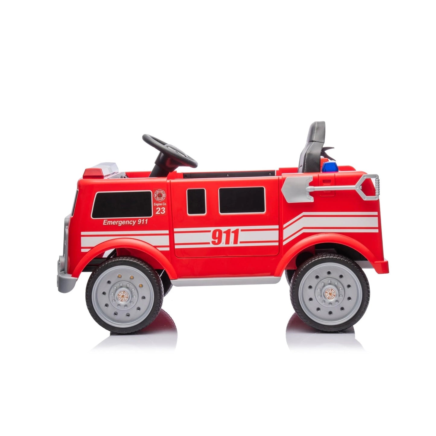 12V Freddo Fire Truck 1 Seater Ride on - Smart Gadgets