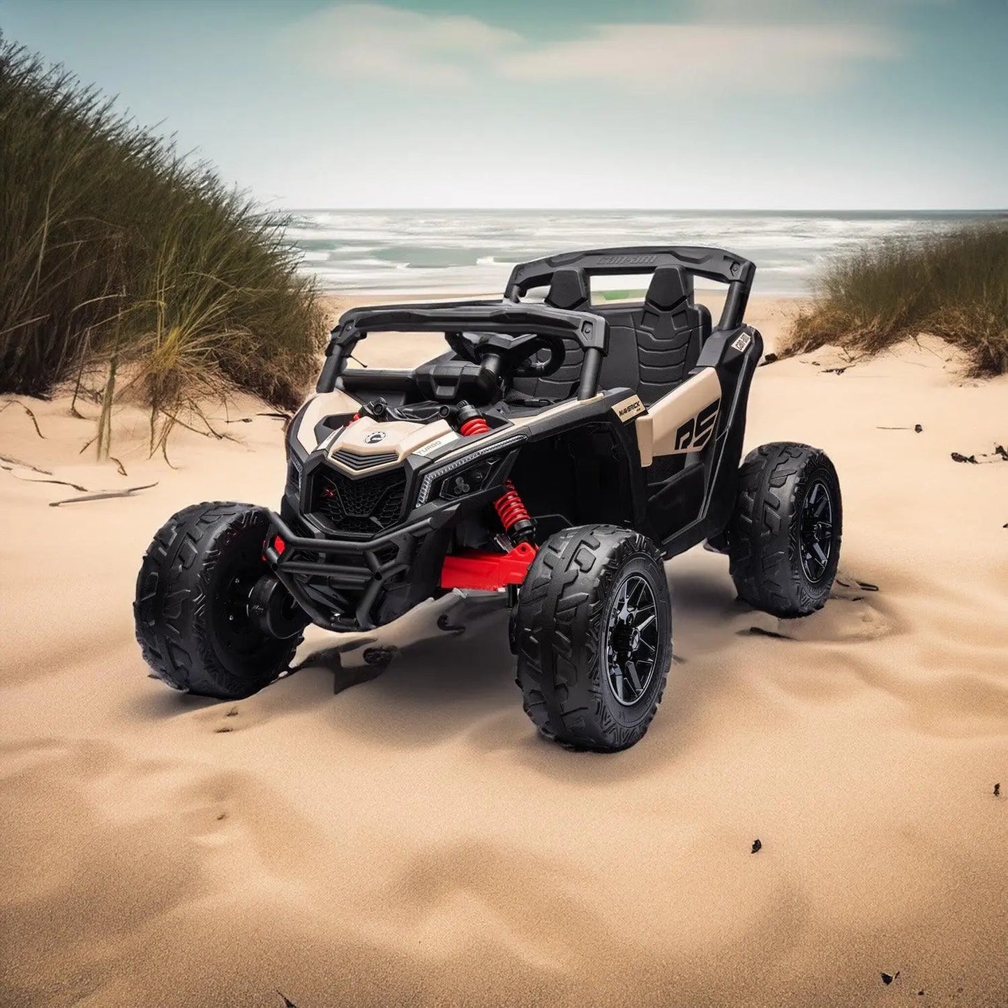 24V Can Am Maverick 1 - Seater UTV - Kids Electric Ride - On - Smart Gadgets