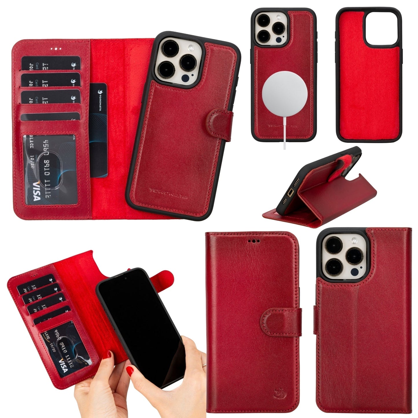 Casper Leather iPhone 14 Pro Max Wallet Case | MagSafe - Smart Gadgets