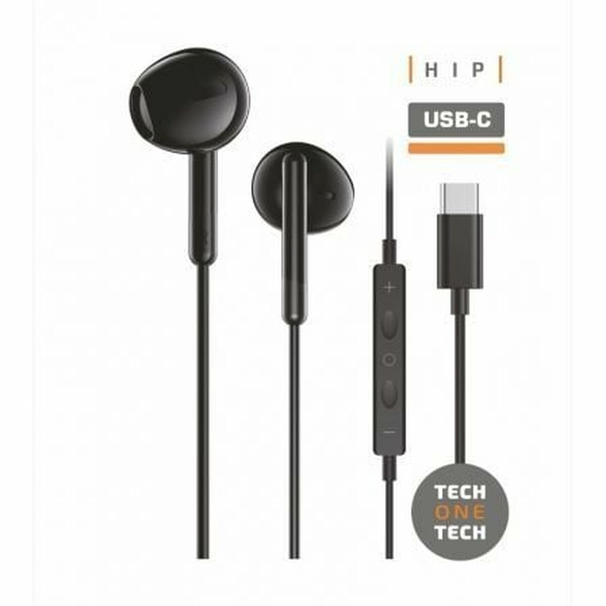 Headphones Tech One Tech TEC1302 Black - Smart Gadgets