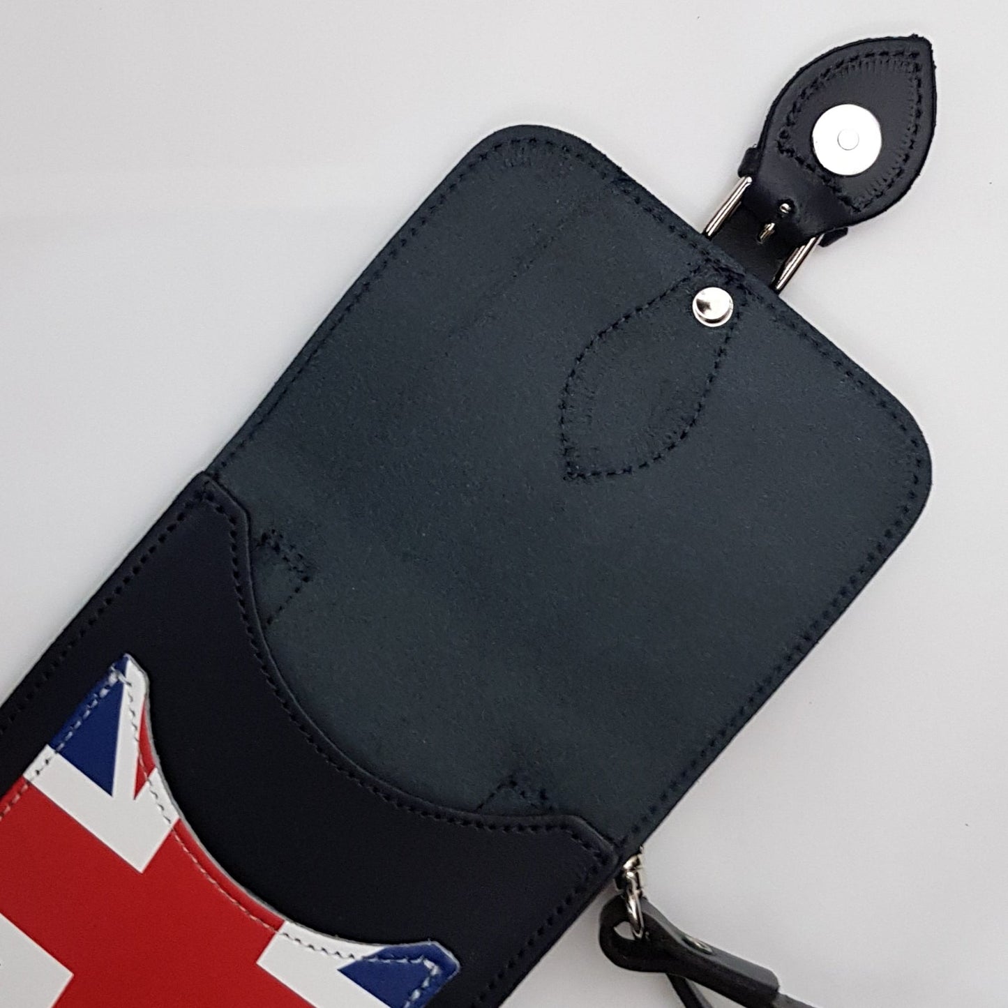 Leather Mobile Phone Pouch Plus - Union Jack - In Stock & Ready to Ship - Smart Gadgets