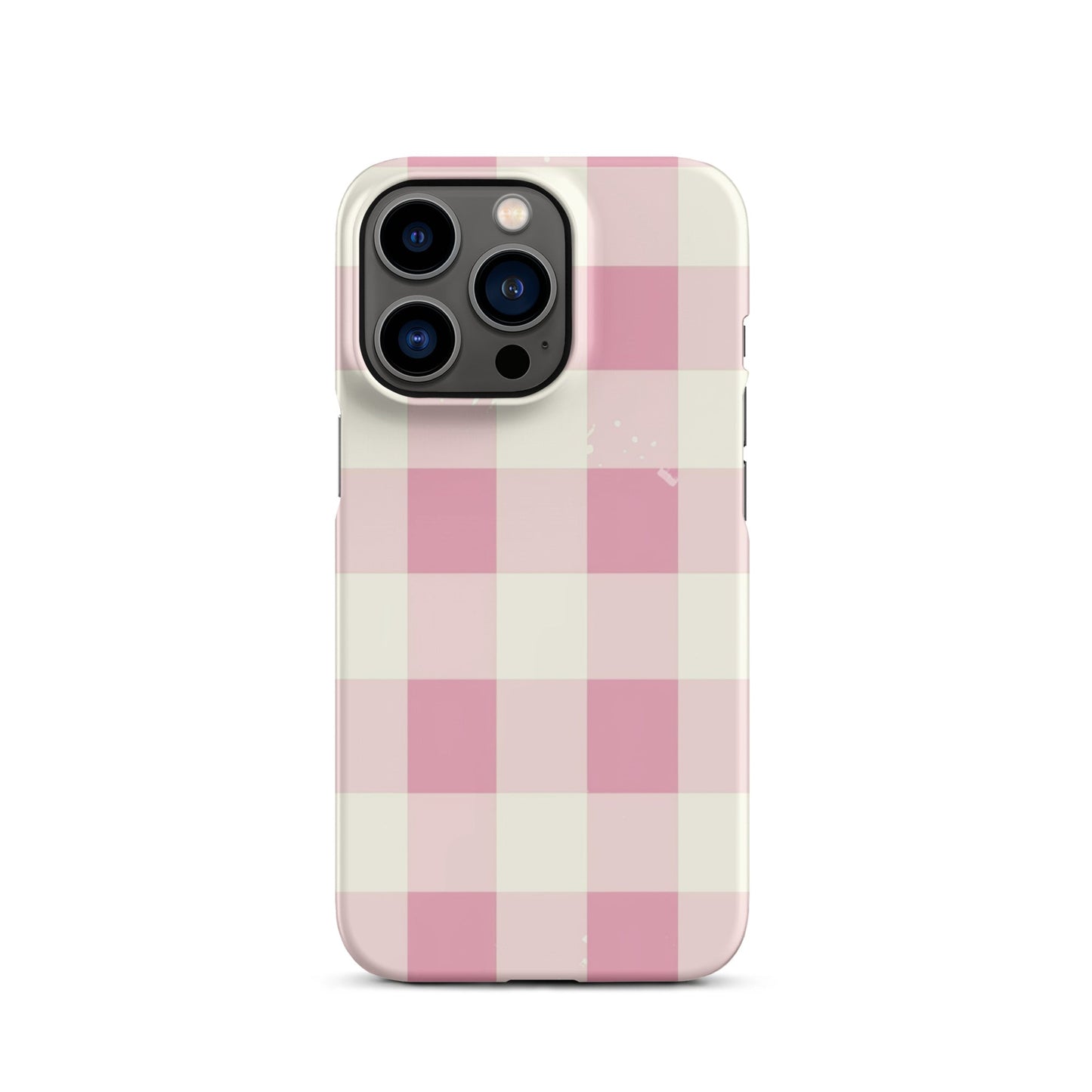 Pink Check Phone case for iPhone - Smart Gadgets