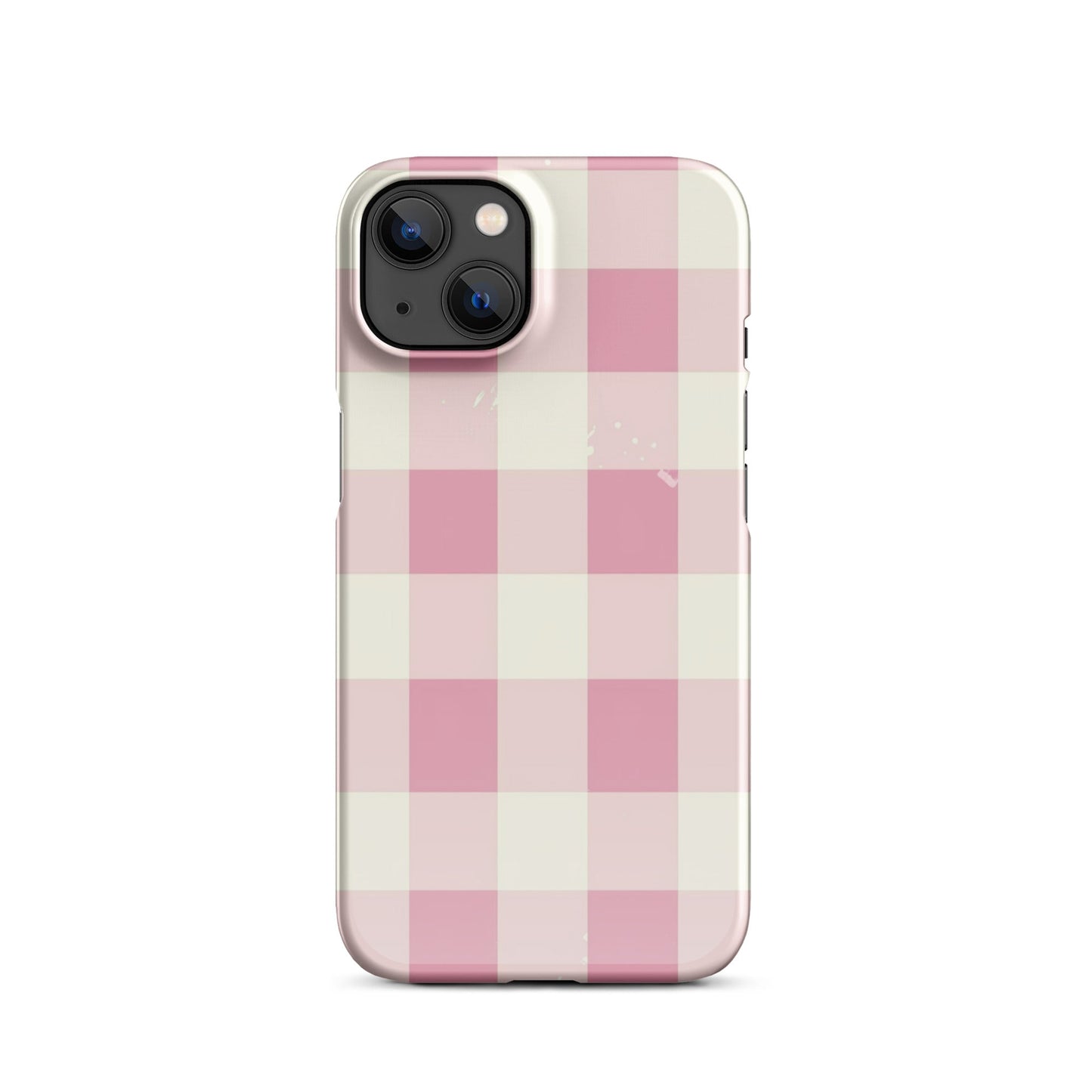 Pink Check Phone case for iPhone - Smart Gadgets