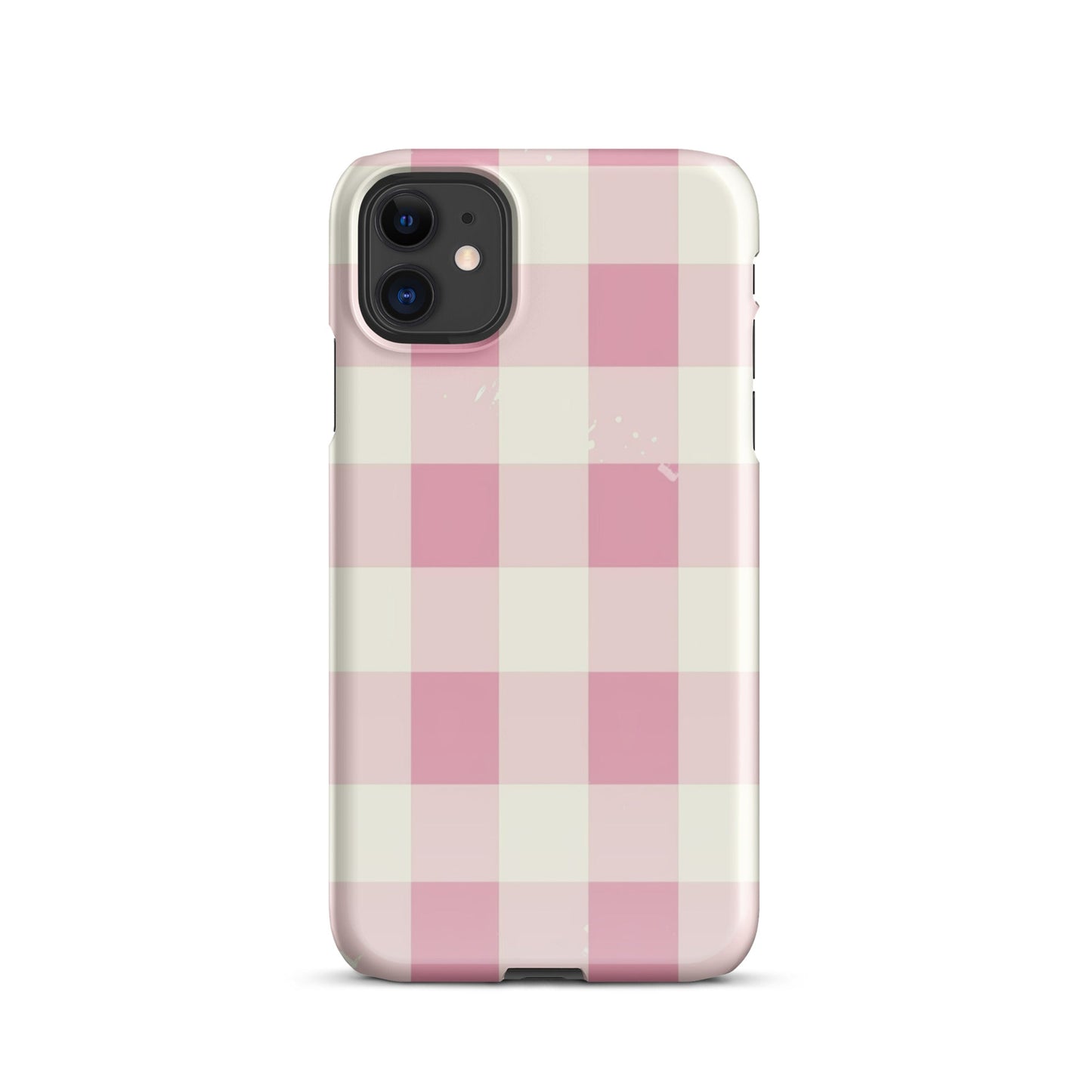 Pink Check Phone case for iPhone - Smart Gadgets