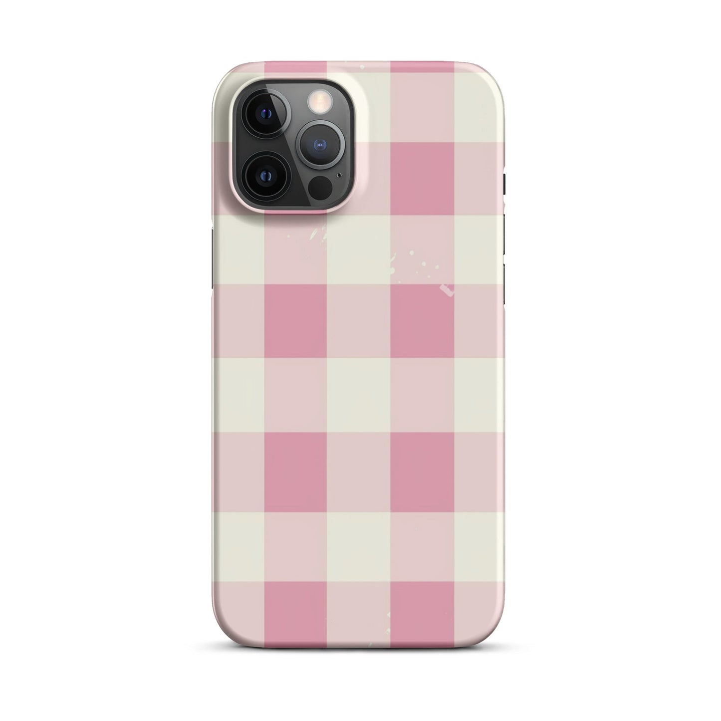 Pink Check Phone case for iPhone - Smart Gadgets