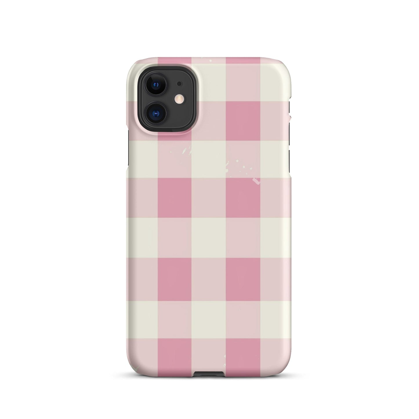 Pink Check Phone case for iPhone - Smart Gadgets