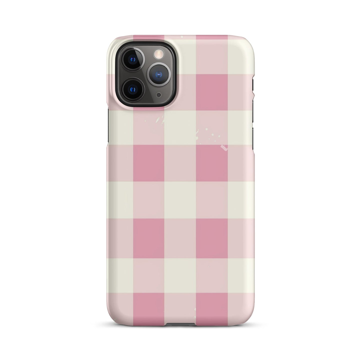 Pink Check Phone case for iPhone - Smart Gadgets