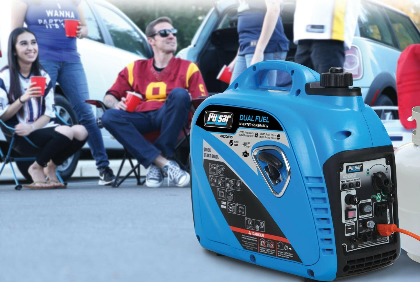 Pulsar 2200W Parallel Ready Portable Dual Fuel Inverter Generator PG2200BiS - Smart Gadgets