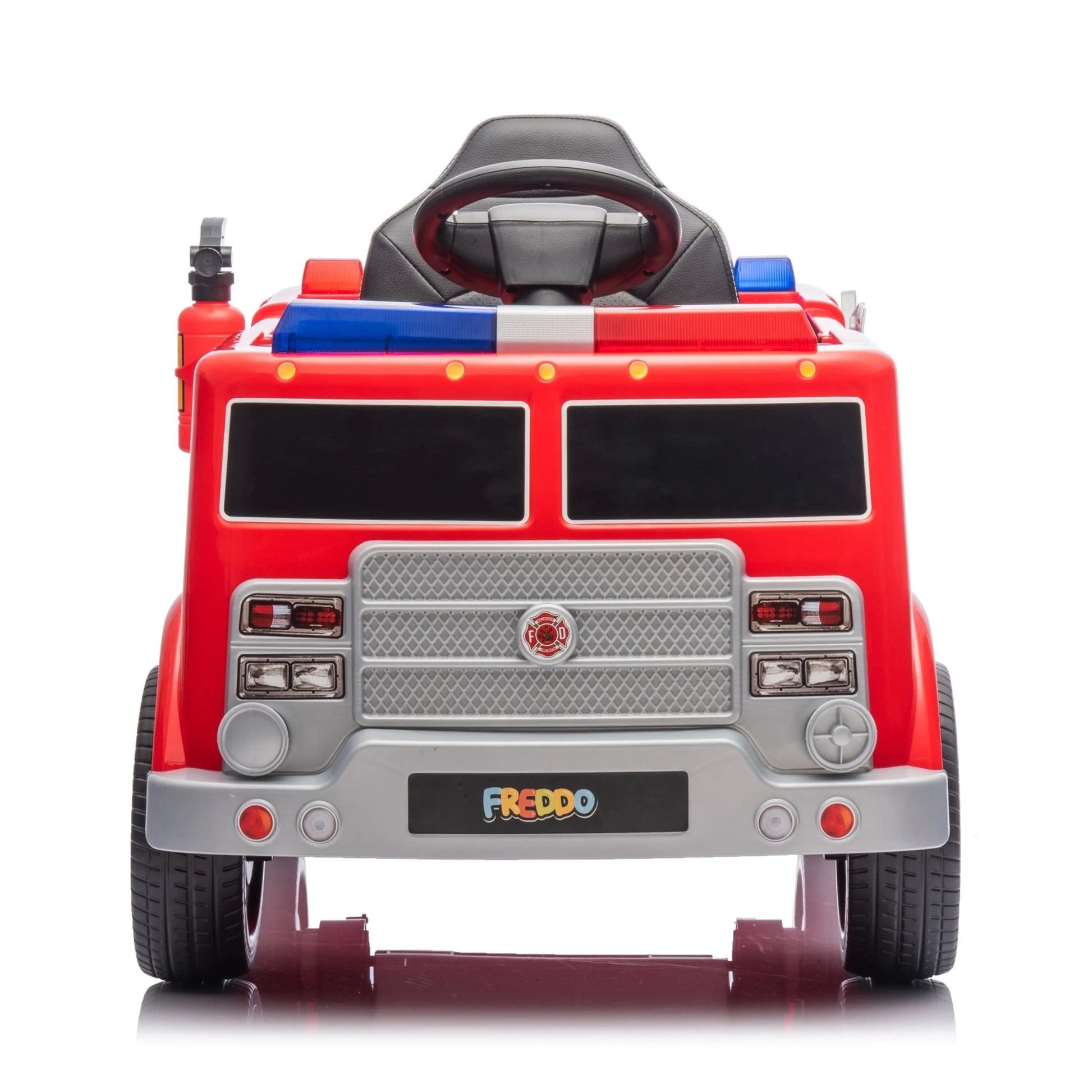 12V Freddo Fire Truck 1 Seater Ride on - Smart Gadgets