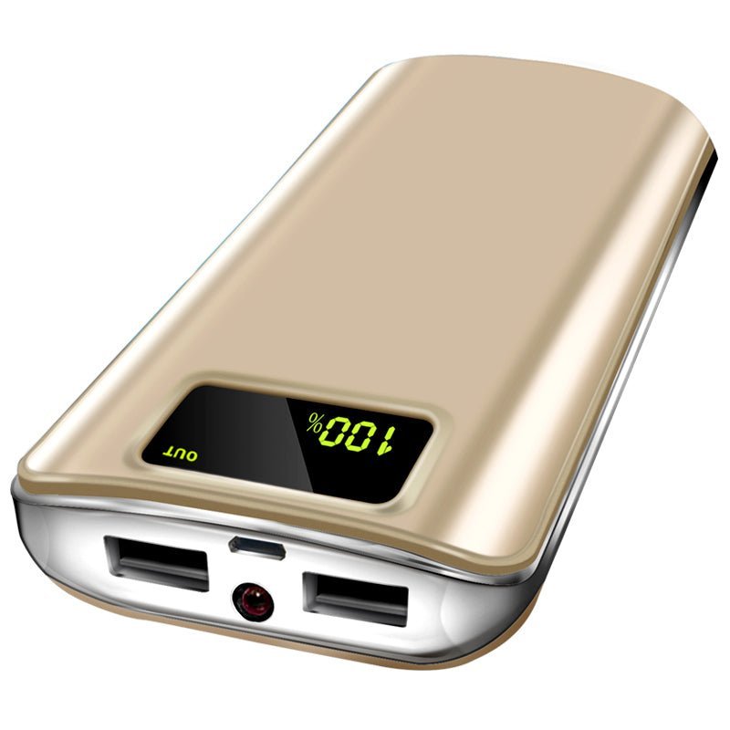 20000mAh External Battery Power Bank Dual USB With LED Flashlight - Smart Gadgets