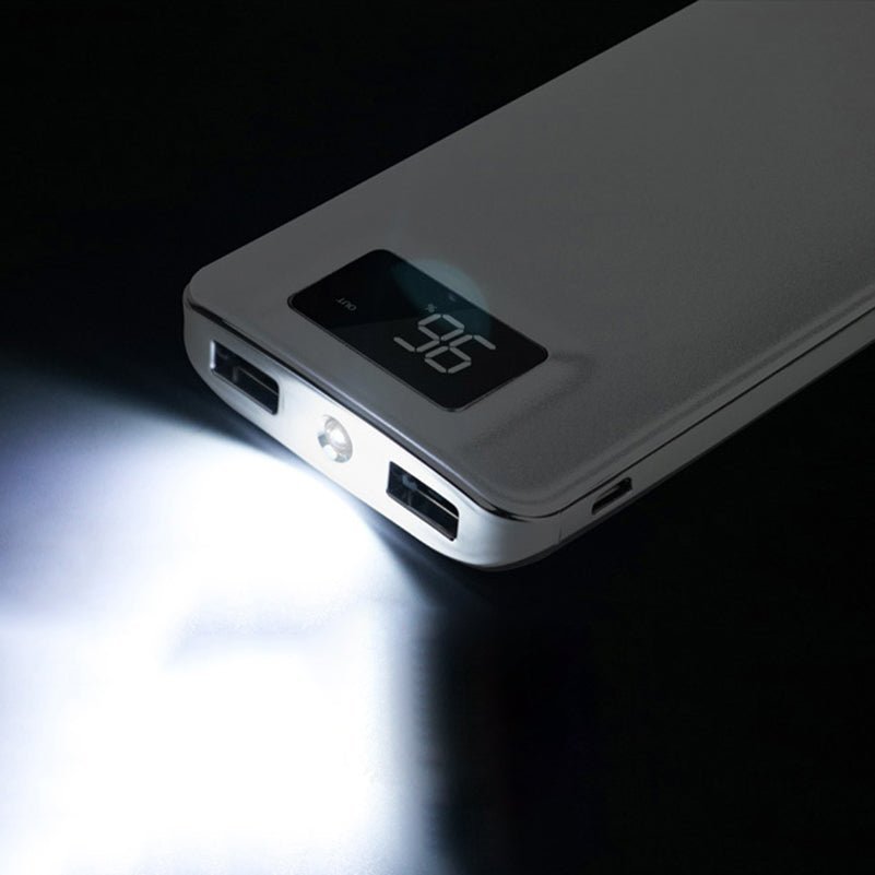 20000mAh External Battery Power Bank Dual USB With LED Flashlight - Smart Gadgets