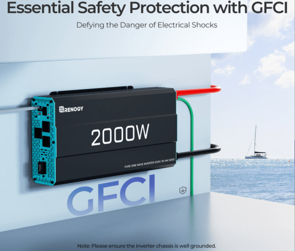 2000W 12V Pure Sine Wave Inverter (New Edition) - Smart Gadgets