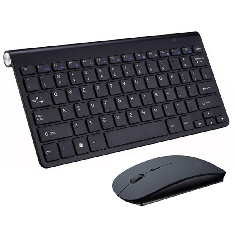 2.4 GHz Wireless Mini Keyboard And Optical Mouse Set - Smart Gadgets