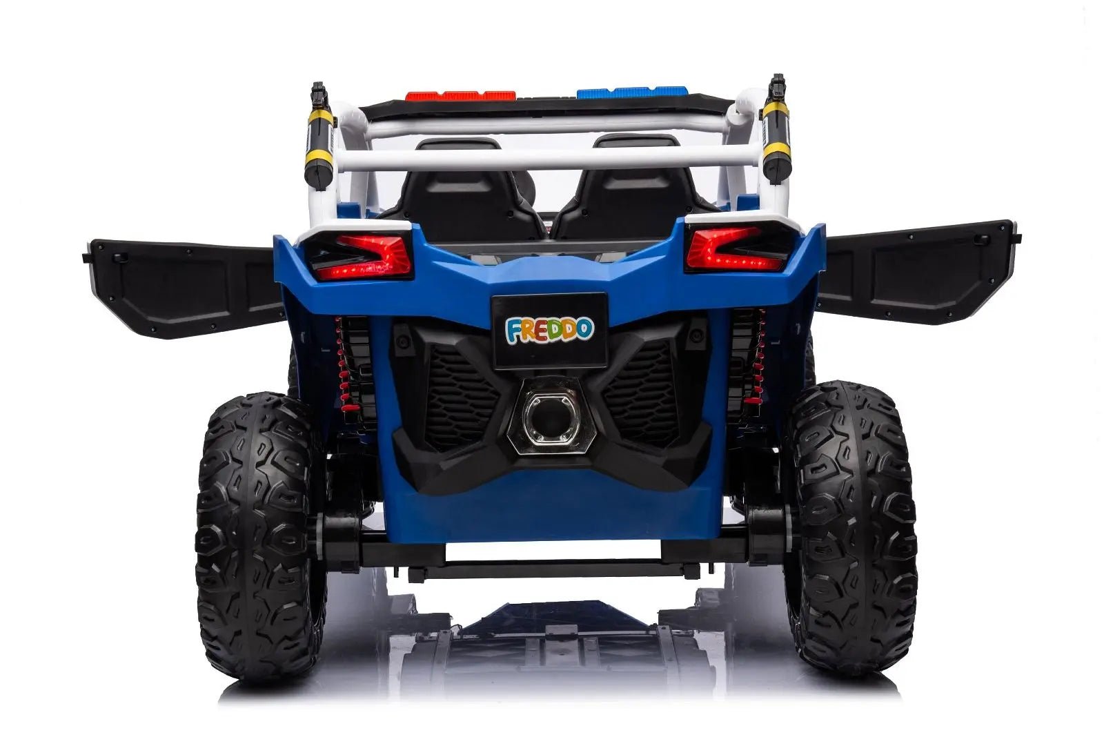 24V 4x4 Freddo Storm Police UTV 2 - Seater for Kids with Lights & Sirens for Action - Packed Adventures - Smart Gadgets
