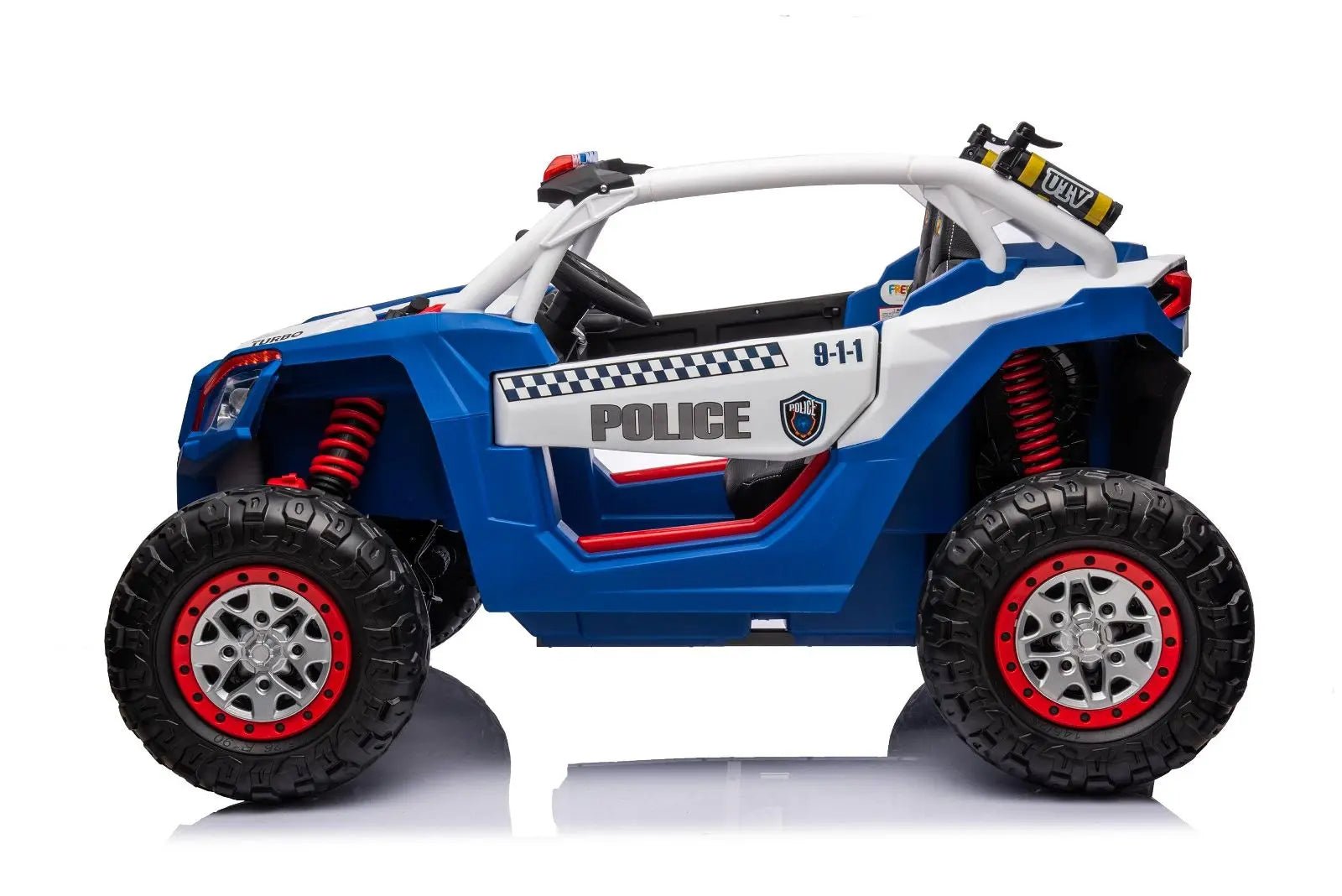 24V 4x4 Freddo Storm Police UTV 2 - Seater for Kids with Lights & Sirens for Action - Packed Adventures - Smart Gadgets