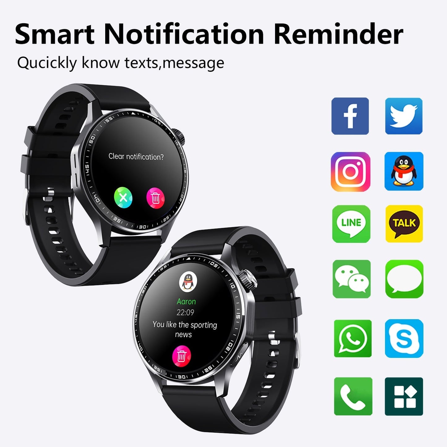 Advanced Health and Fitness Smartwatch with Tools to Manage Stress and Sleep, ECG App, SpO2, 24/7 Heart Rate - Smart Gadgets