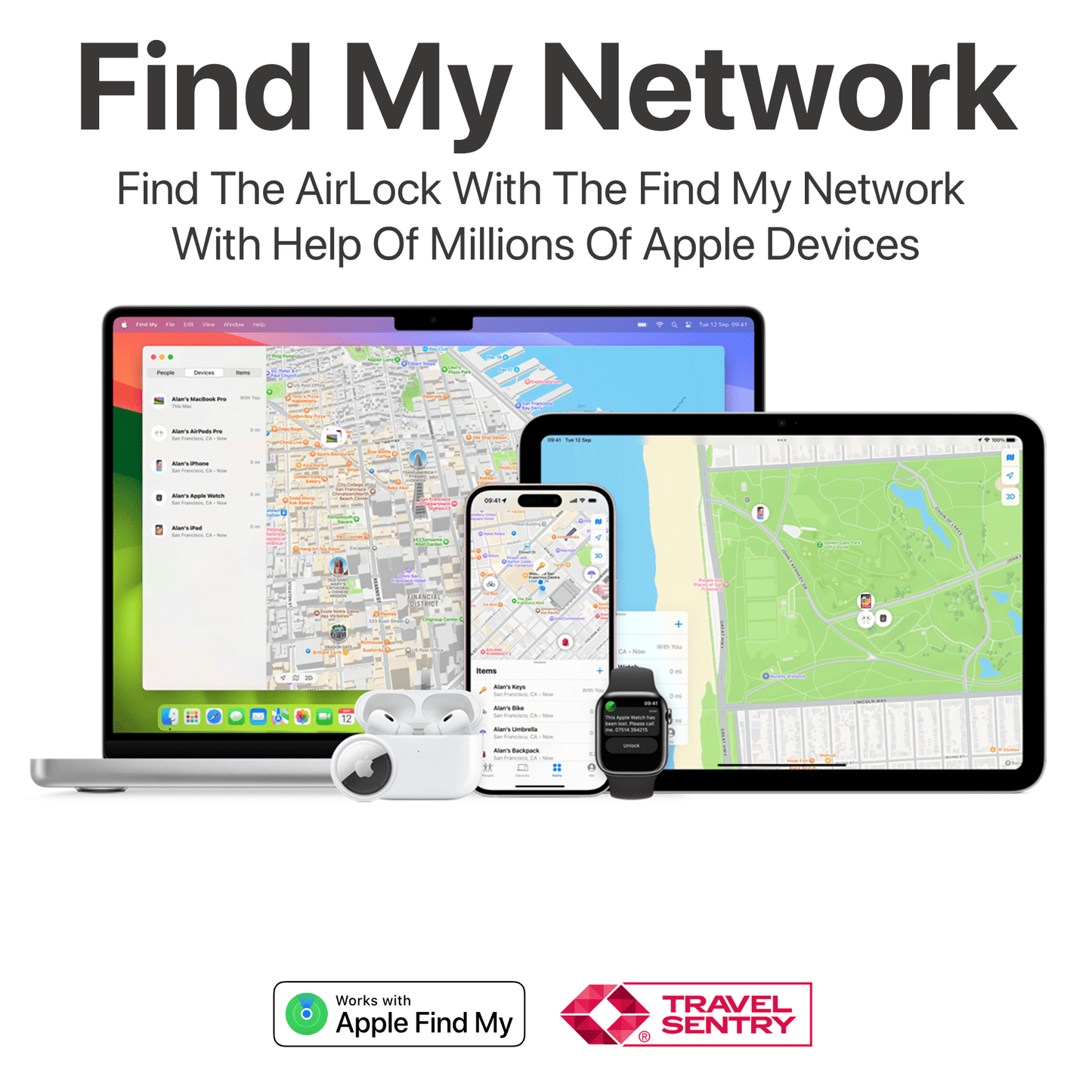 AirLock - Smart Anti - Loss TSA Travel Lock - Smart Gadgets