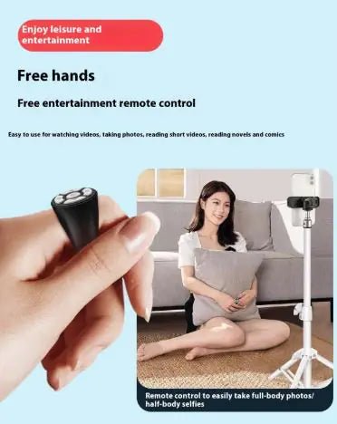 Bluetooth Selfie Ring Camera - Smart Gadgets