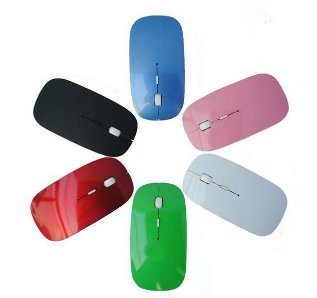 Candy color ultra thin 2.4 USB Wireless Mouse - Smart Gadgets