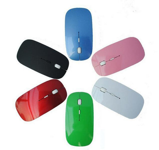 Candy color ultra thin 2.4 USB Wireless Mouse - Smart Gadgets