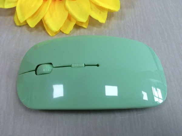 Candy color ultra thin 2.4 USB Wireless Mouse - Smart Gadgets