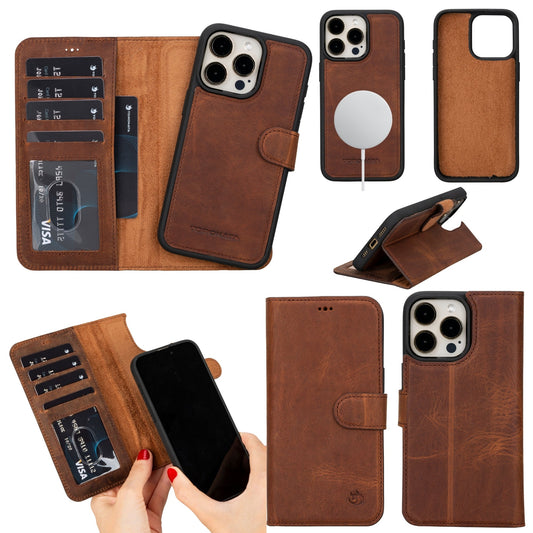 Casper Leather iPhone 14 Pro Max Wallet Case | MagSafe - Smart Gadgets