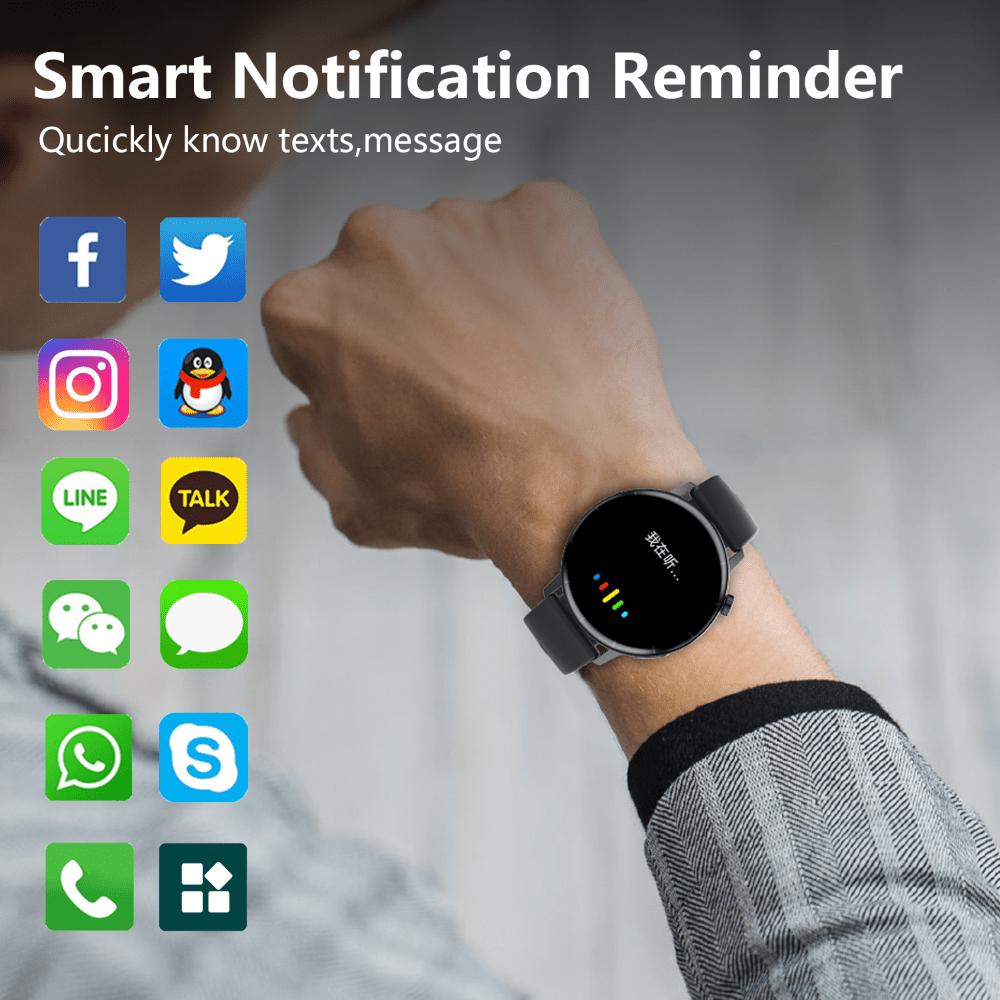 ECG monitor Smart Watch Non Invasive Blood Glucose Smart Watch with Blood Component Analysis - Smart Gadgets