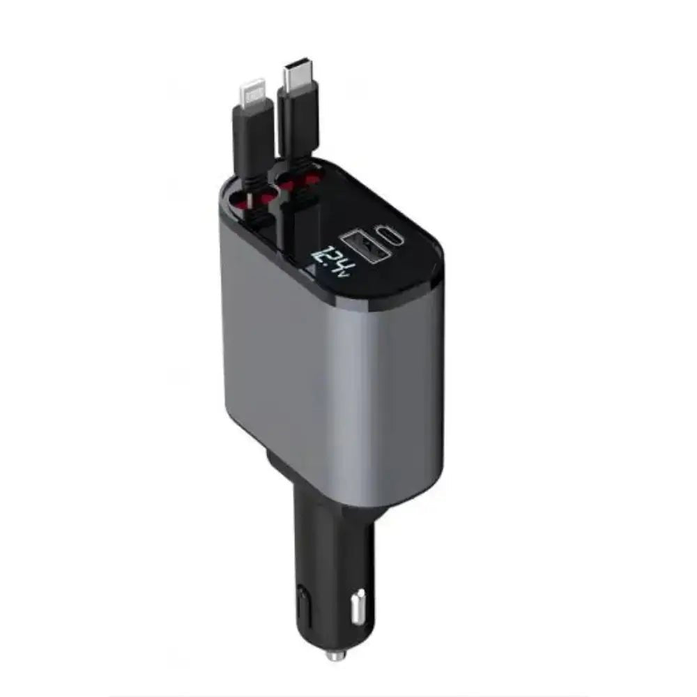 FAST 100W Car Phone Charger Lighter USB And TYPE - C Adapter - Smart Gadgets