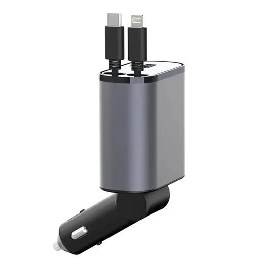 FAST 100W Car Phone Charger Lighter USB And TYPE - C Adapter - Smart Gadgets