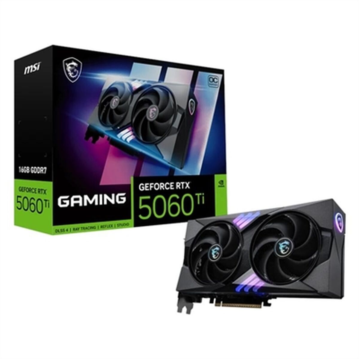 Graphics card MSI RTX 5060 Ti 16G GAMING OC 16 GB geforce rtx 5060 ti GDDR7 - Smart Gadgets