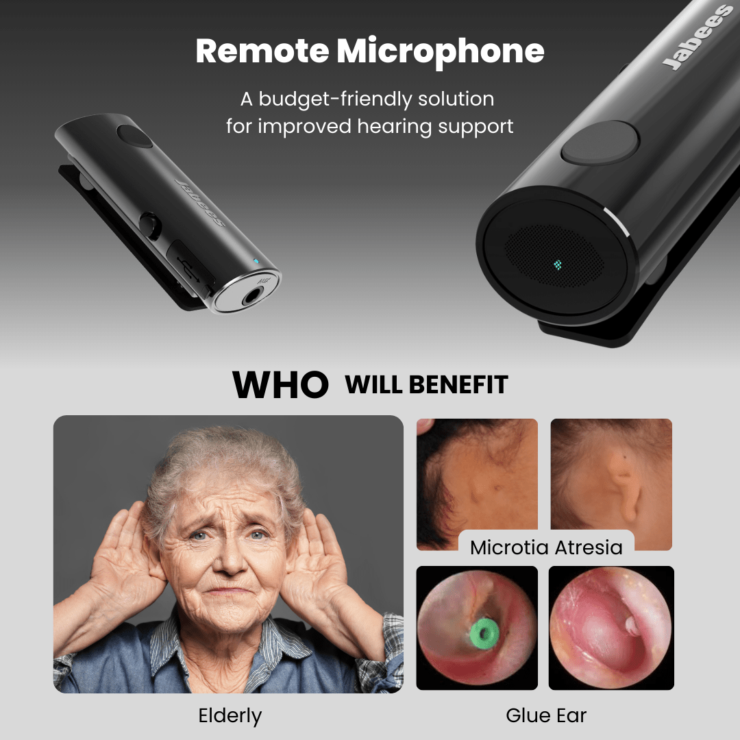 HearLink 3 - In - 1 Bluetooth Microphone A Cost - Effective Alternative to BAHA Device for HOH - Smart Gadgets