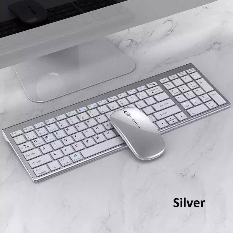 High quality 2.4G Bluetooth wireless rechargeable mouse keyboard combos - Smart Gadgets