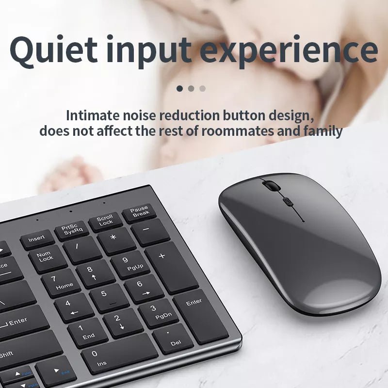 High quality 2.4G Bluetooth wireless rechargeable mouse keyboard combos - Smart Gadgets