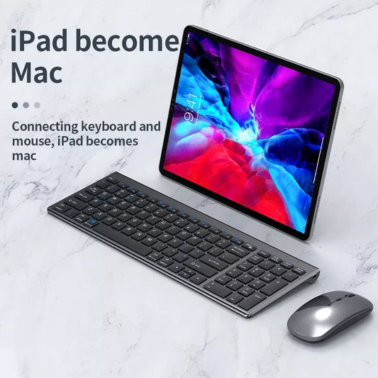 High quality 2.4G Bluetooth wireless rechargeable mouse keyboard combos - Smart Gadgets