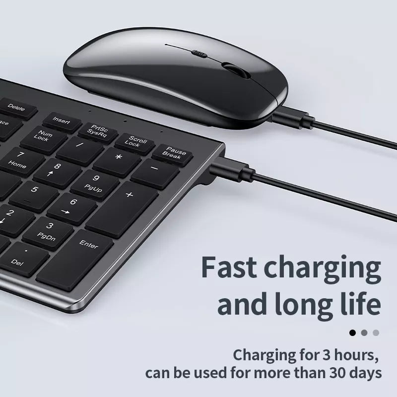 High quality 2.4G Bluetooth wireless rechargeable mouse keyboard combos - Smart Gadgets