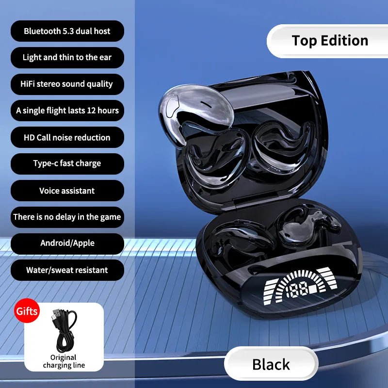 Mini Noise Cancelling TWS Wireless Sports Headphones with Bluetooth 5.3 - Smart Gadgets