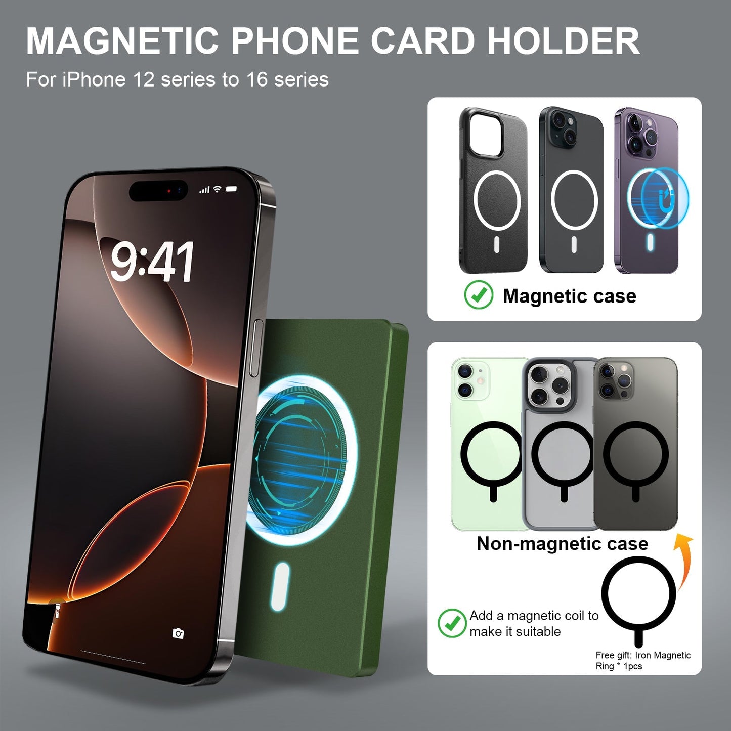 Minimalist Pop up Wallet with Money Clip, All Aluminum Slide Rfid Slim Card Holder - Smart Gadgets