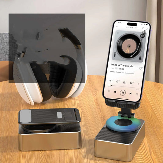 Mobile Phone Bracket Audio Two - in - one Rotating Foldable - Smart Gadgets