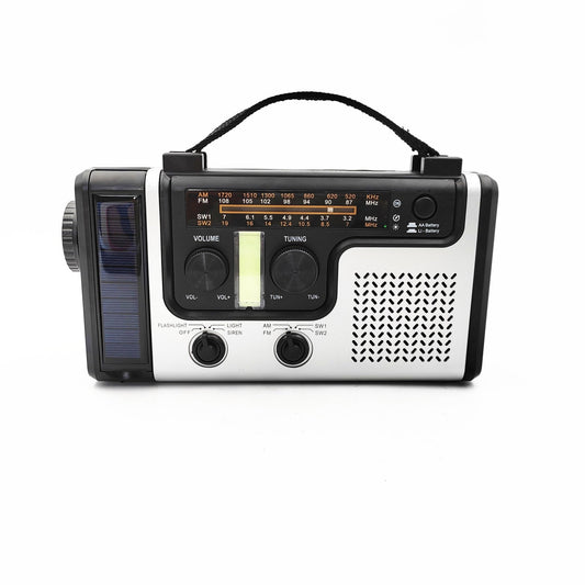 Multi - Band Solar Emergency Radio with Flashlight - Smart Gadgets