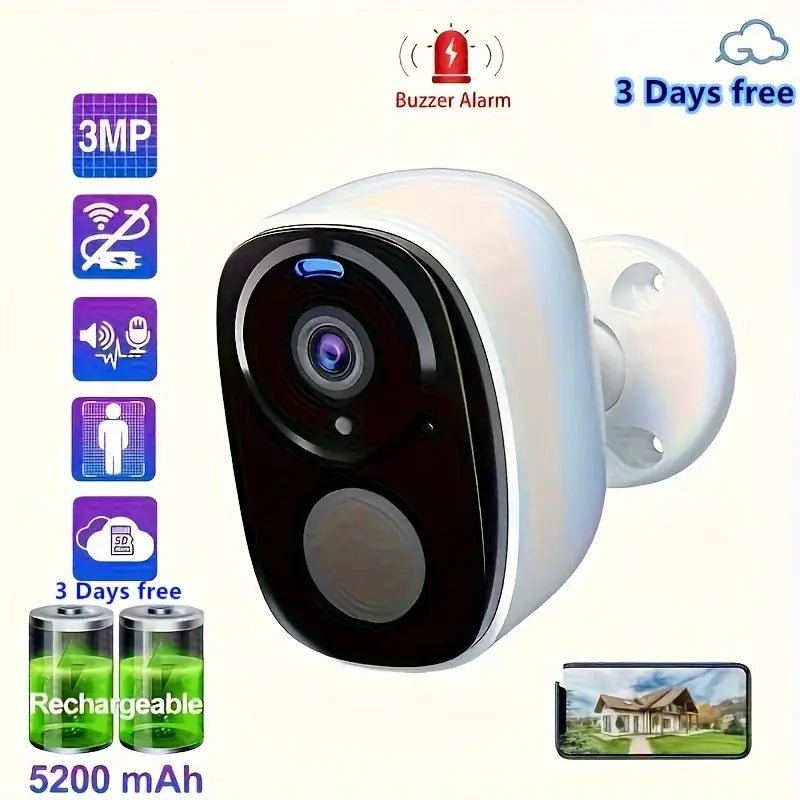 Outdoor Wireless Security Camera - Smart Gadgets