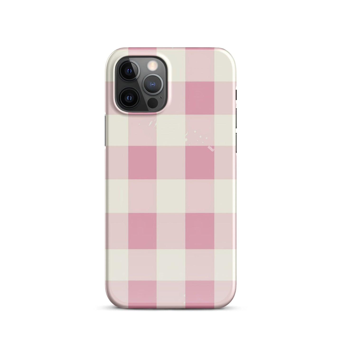 Pink Check Phone case for iPhone - Smart Gadgets