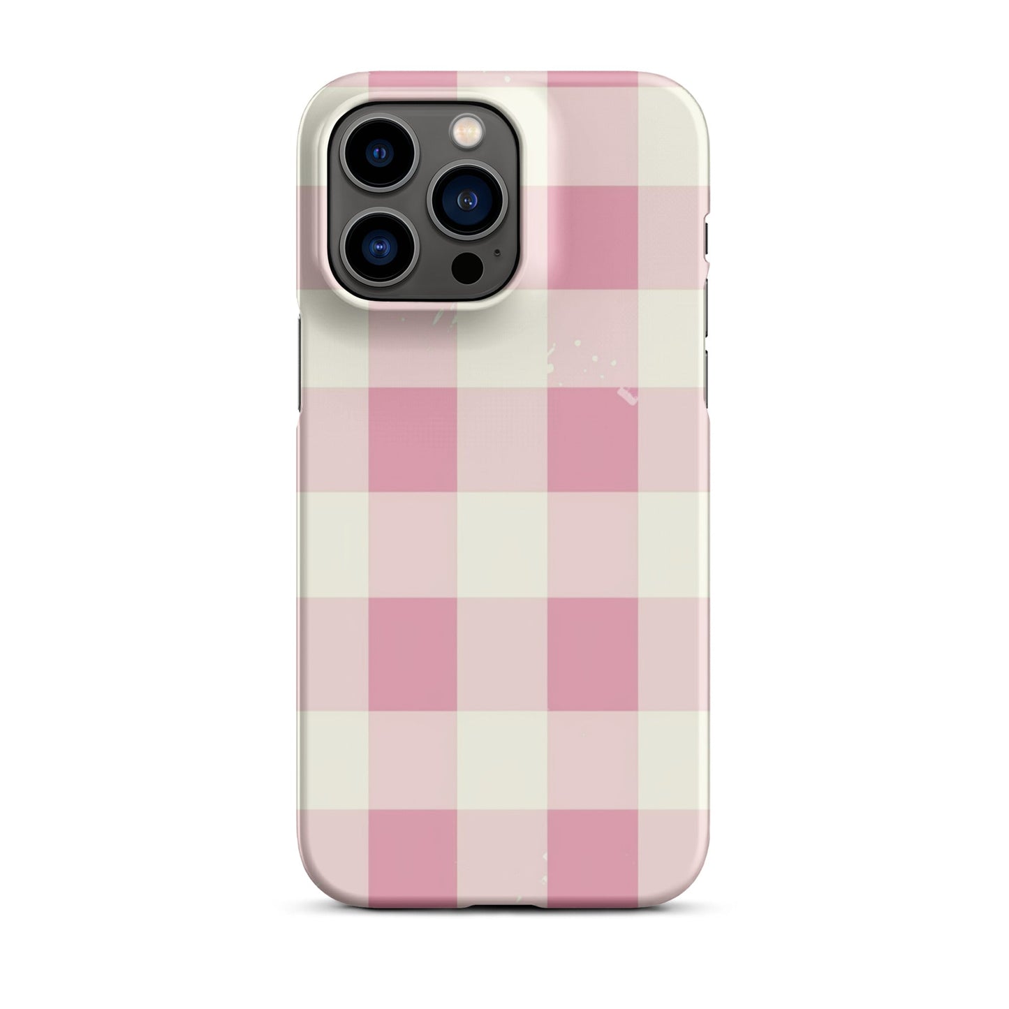 Pink Check Phone case for iPhone - Smart Gadgets