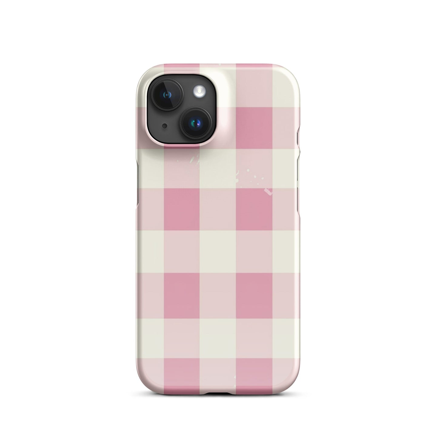 Pink Check Phone case for iPhone - Smart Gadgets