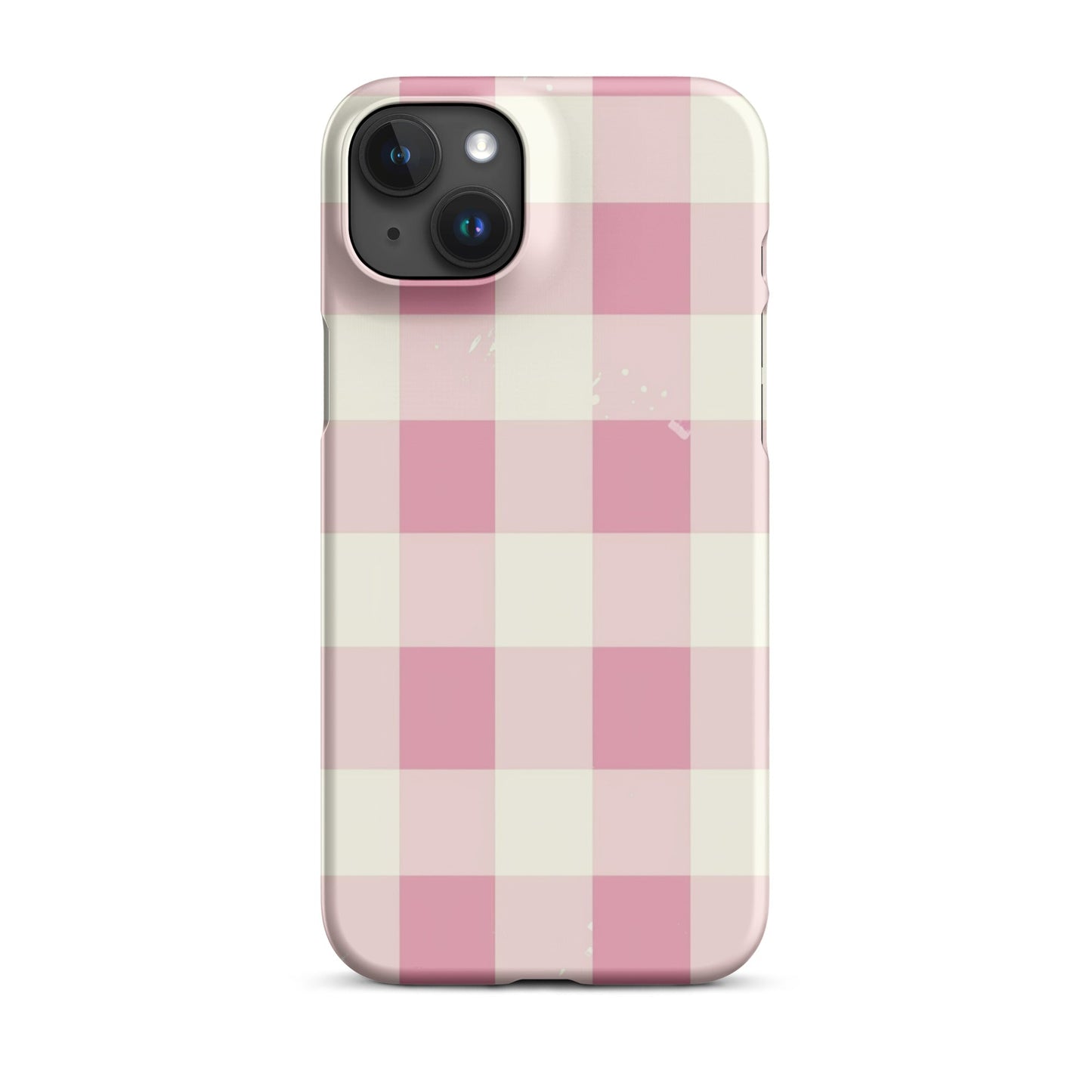 Pink Check Phone case for iPhone - Smart Gadgets