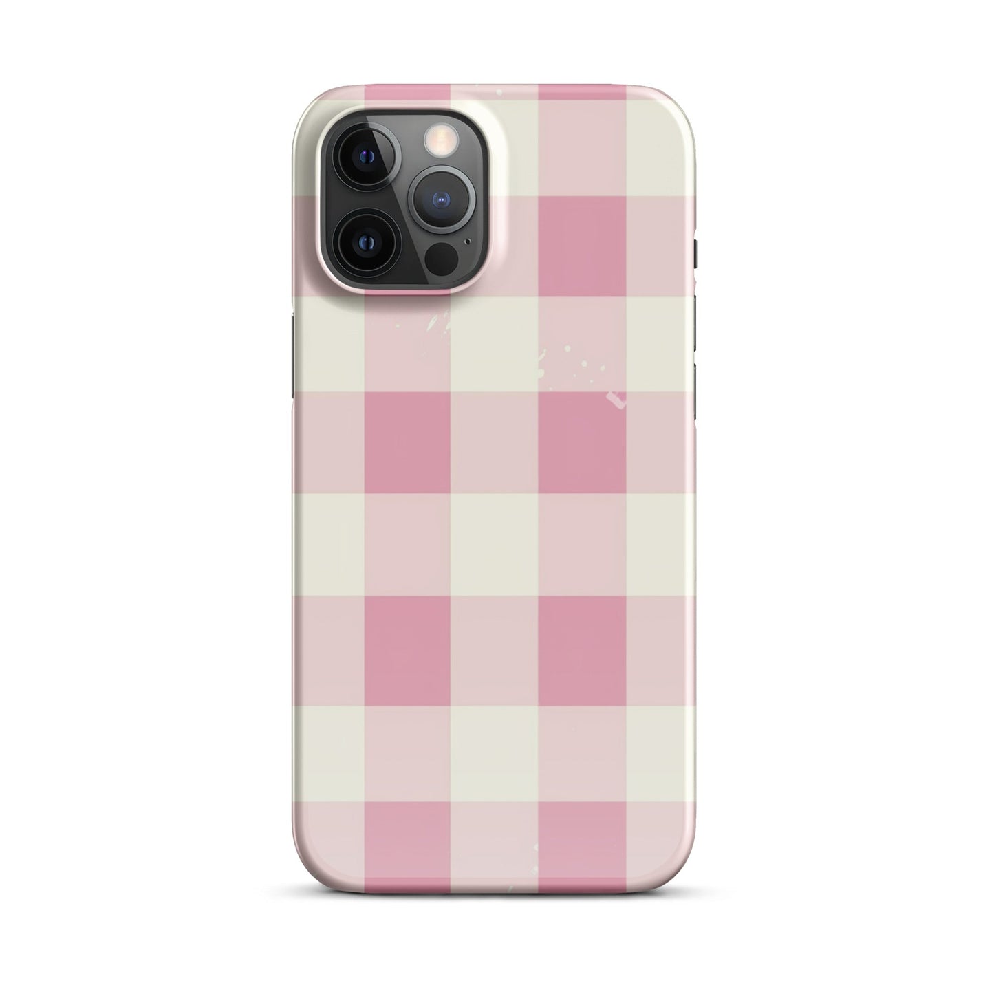 Pink Check Phone case for iPhone - Smart Gadgets