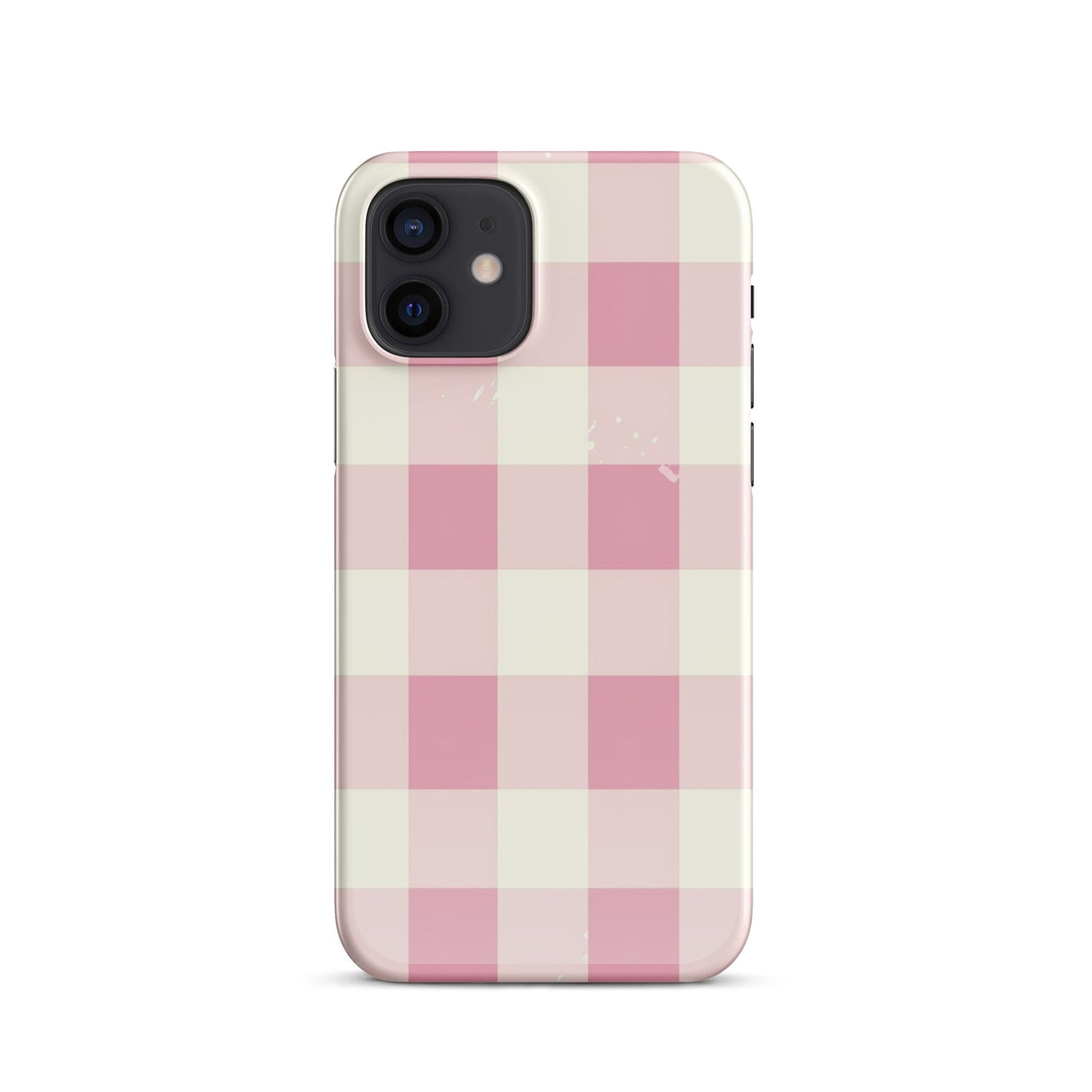 Pink Check Phone case for iPhone - Smart Gadgets
