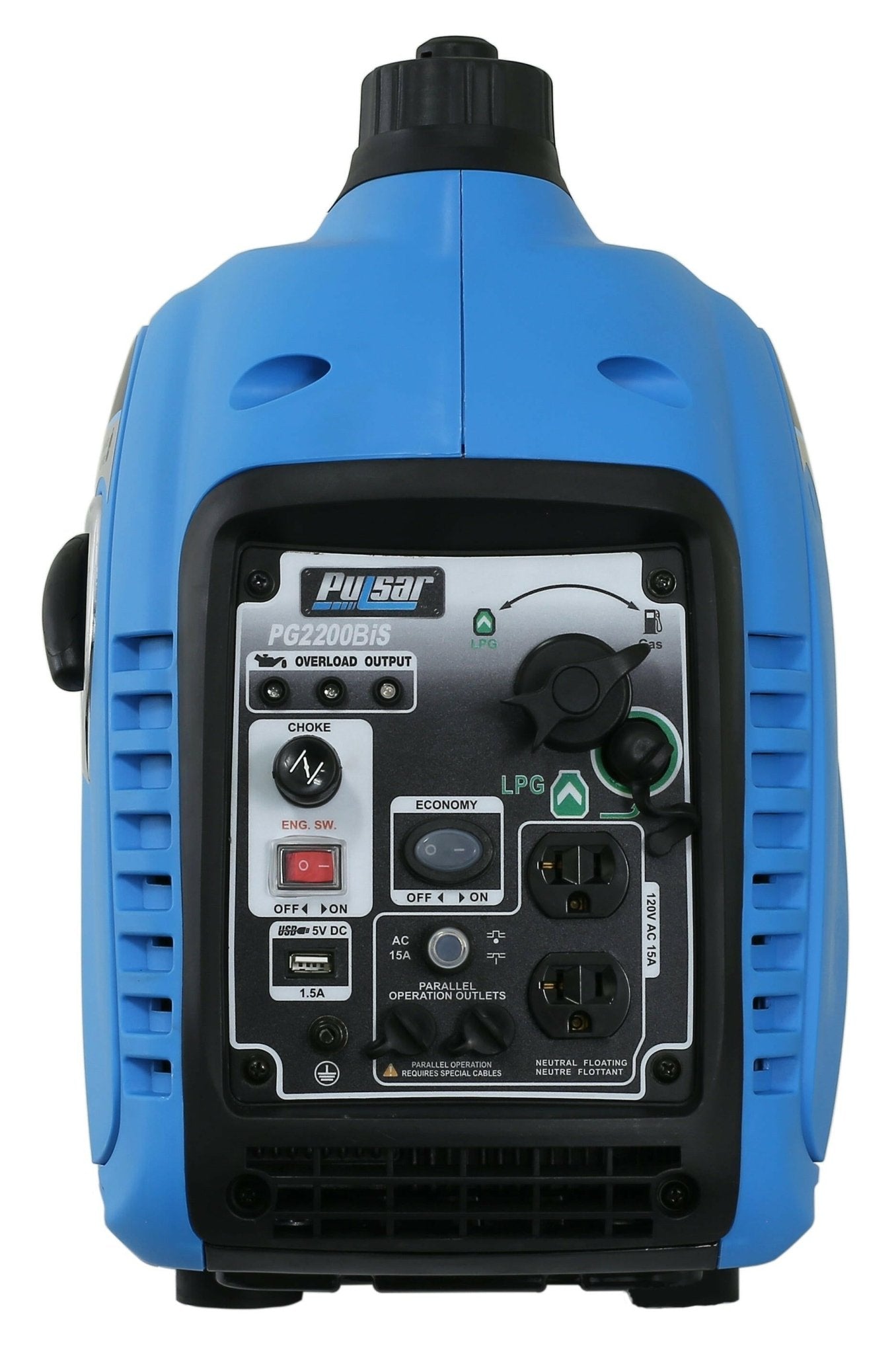 Pulsar 2200W Parallel Ready Portable Dual Fuel Inverter Generator PG2200BiS - Smart Gadgets