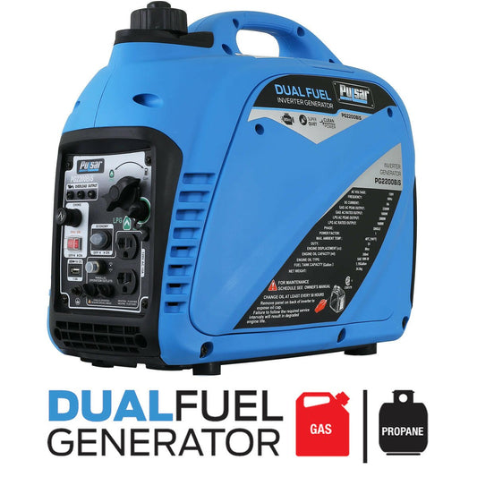 Pulsar 2200W Parallel Ready Portable Dual Fuel Inverter Generator PG2200BiS - Smart Gadgets