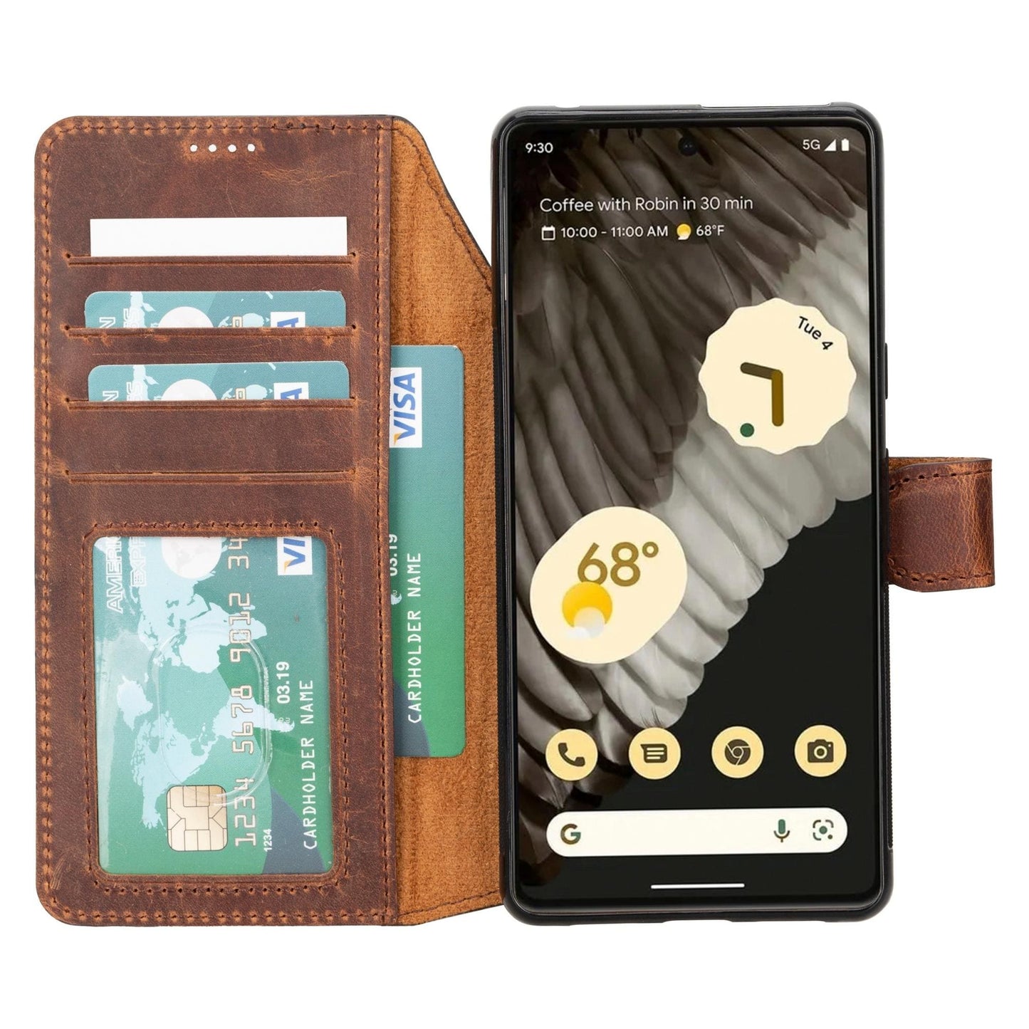 Sheridan Detachable Leather Google Pixel 8 Pro Wallet Case - Smart Gadgets