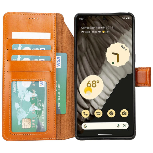 Sheridan Detachable Leather Google Pixel 8 Pro Wallet Case - Smart Gadgets